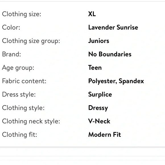 No Boundaries White and Purple Faux wrap Flutter Sleeve Knee-Length Sundress xxl - Picture 7 of 14